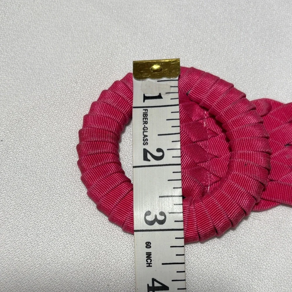 Pink Braided Belt